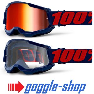 100% Strata 2 Motocross Goggles - Masego