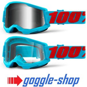 100% Strata 2 Motocross Goggles - Summit