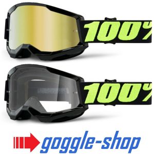 100% Strata 2 Motocross Goggles - Upsol