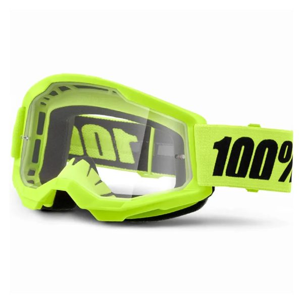 100% Strata 2 - Neon Yellow Clear