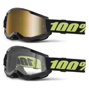 100% Strata 2 Solar Eclipse Motocross Goggles