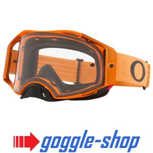 Oakley Airbrake Motocross Goggles - Moto Orange / Clear Lens