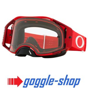 Oakley Airbrake Motocross Goggles - Moto Red / Clear Lens