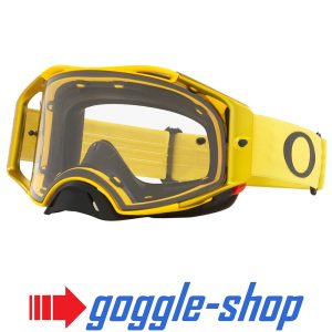 Oakley Airbrake Motocross Goggles - Moto Yellow / Clear Lens