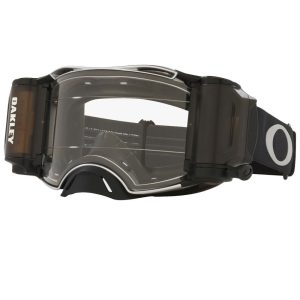 Oakley Airbrake Motocross Roll-Off Goggles - Tuff Blocks Black Gun Metal