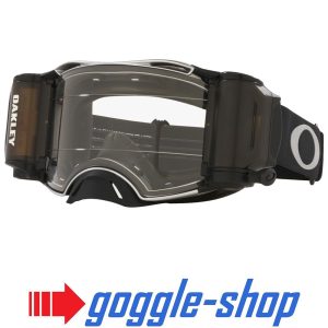 Oakley Airbrake Motocross Roll-Off Goggles - Tuff Blocks Black Gun Metal