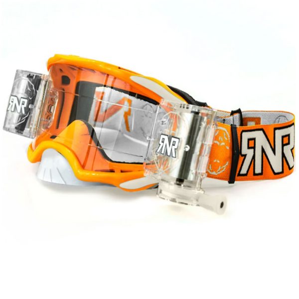 RNR Platinum Motocross Goggles - Orange