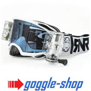 RNR Platinum Motocross Goggles - White
