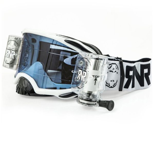 RNR Platinum Motocross Goggles - White