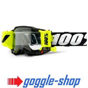 100% Accuri 2 Forecast Roll-Off Motocross Goggles - Black