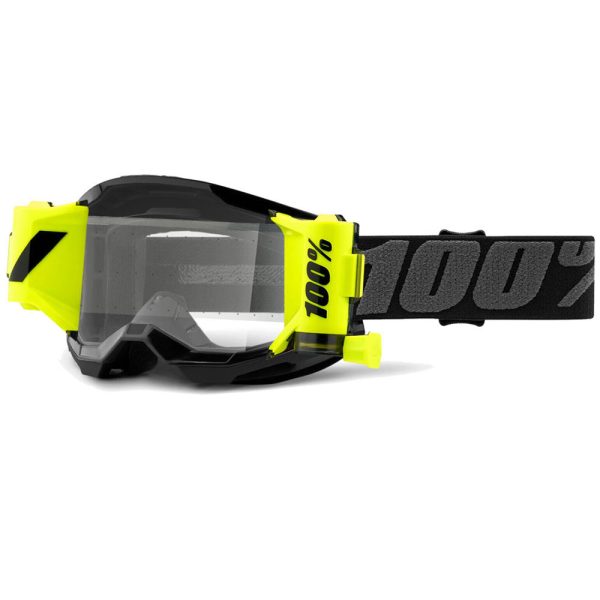 100% Strata 2 Forecast Motocross Goggles - Black