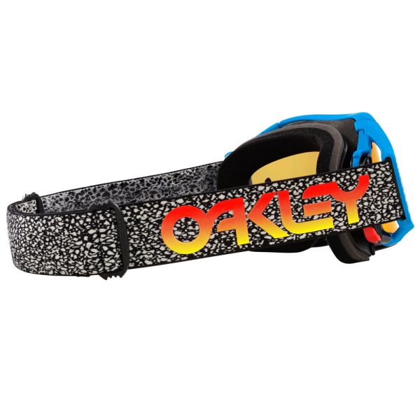Oakley Airbrake Motocross Goggles - Blue Crackle / Prizm Torch