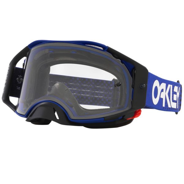 Oakley Airbrake Motocross Goggles - Moto Blue / Clear Lens