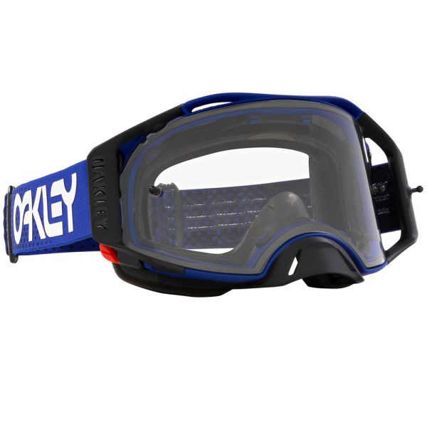 Oakley Airbrake Motocross Goggles - Moto Blue / Clear Lens