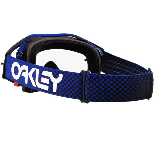 Oakley Airbrake Motocross Goggles - Moto Blue / Clear Lens