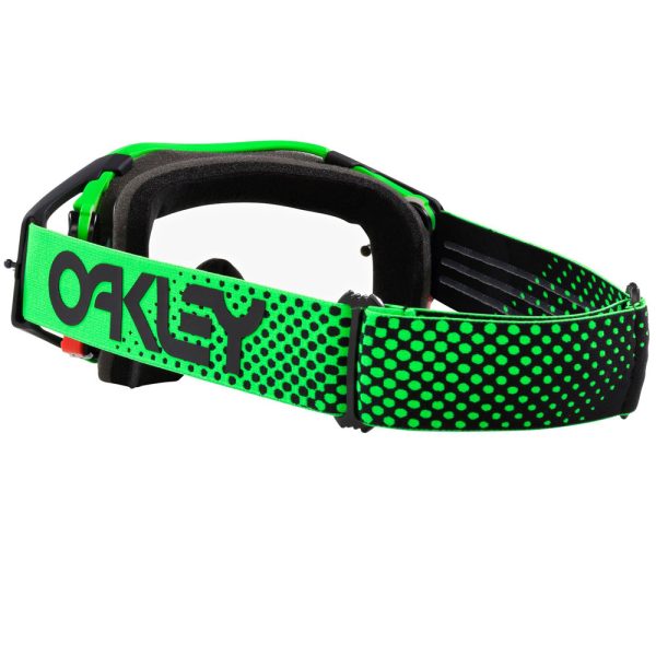 Oakley Airbrake Motocross Goggles - Moto Green / Clear Lens