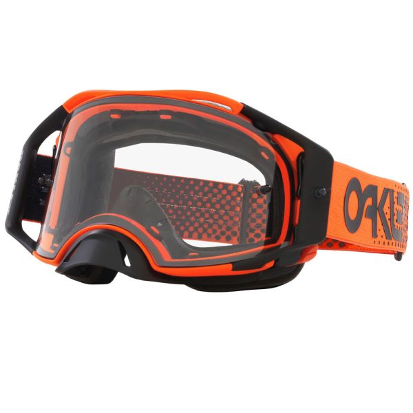 Oakley Airbrake Motocross Goggles - Moto Orange / Clear Lens