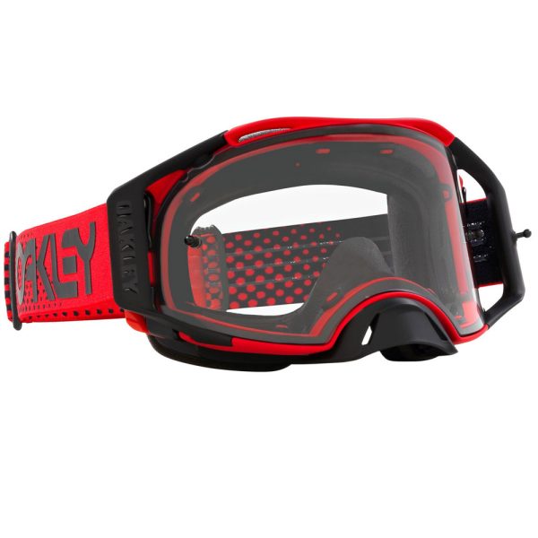 Oakley Airbrake Motocross Goggles - Moto Red / Clear Lens
