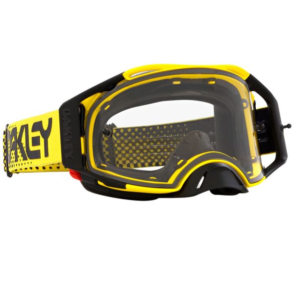 Oakley Airbrake Motocross Goggles - Moto Yellow / Clear Lens