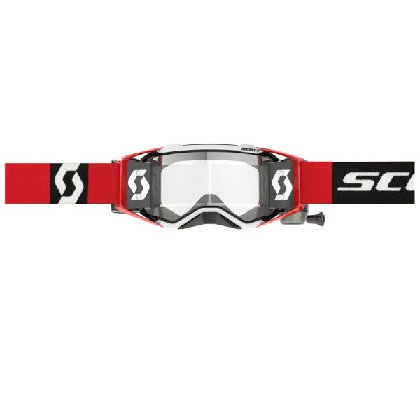 Scott Prospect WFS Roll-Off Goggles - Red / Black