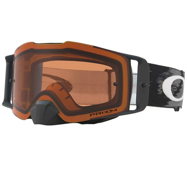 Oakley Front Line Motocross Goggles - Matte Black Speed / Prizm Bronze Lens