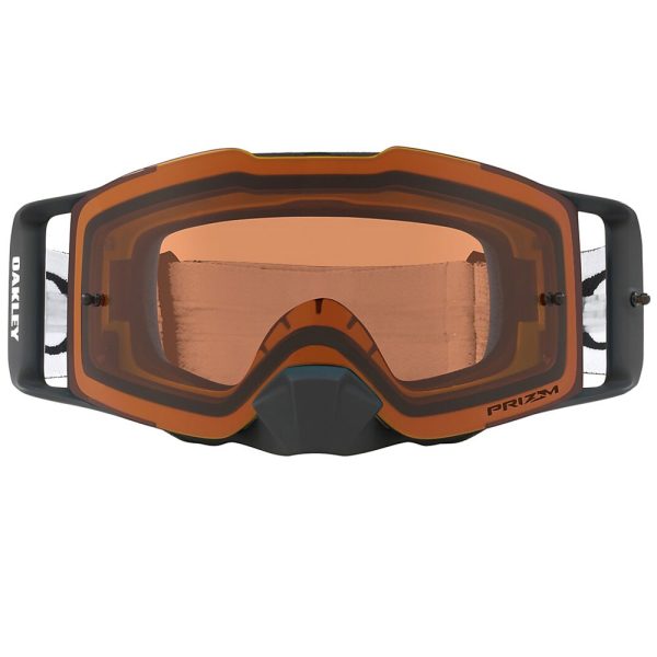 Oakley Front Line Motocross Goggles - Matte Black Speed / Prizm Bronze Lens