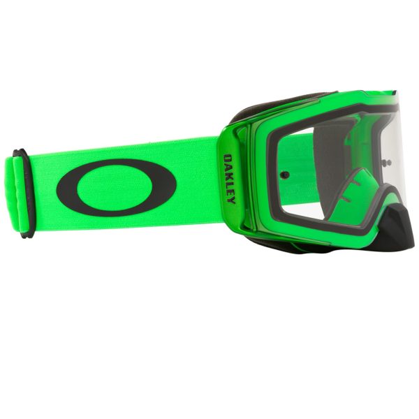 Oakley Front Line Motocross Goggles - Moto Green / Clear Lens