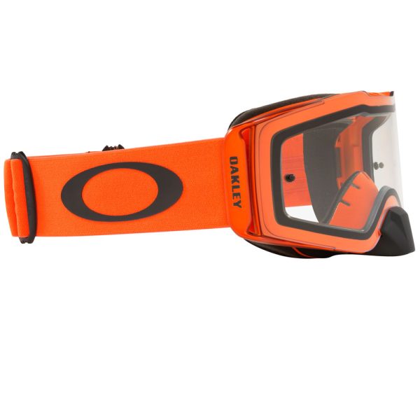 Oakley Front Line Motocross Goggles - Moto Orange / Clear Lens