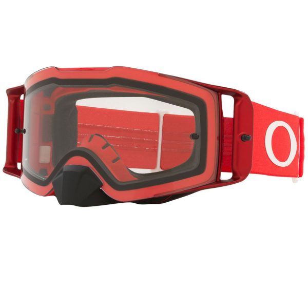 Oakley Front Line Motocross Goggles - Moto Red / Clear Lens