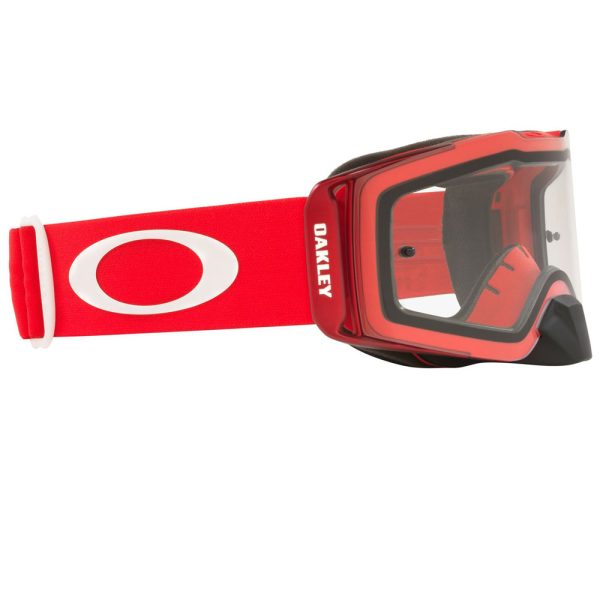 Oakley Front Line Motocross Goggles - Moto Red / Clear Lens