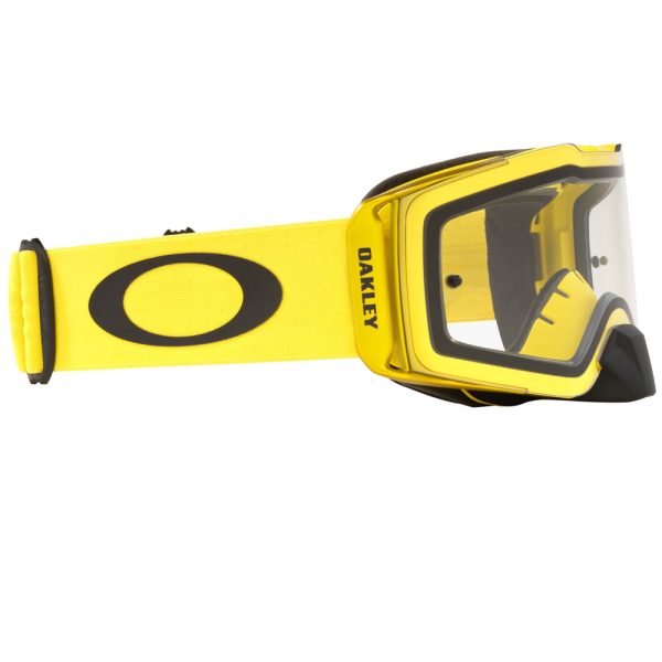 Oakley Front Line Motocross Goggles - Moto Yellow / Clear Lens