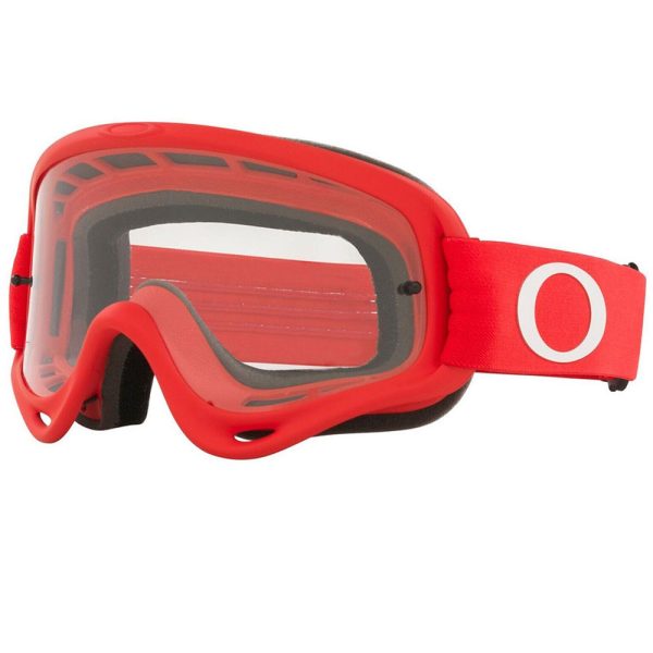 Oakley O-Frame Motocross Goggles - Moto Red / Clear Lens