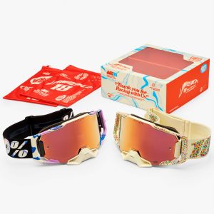 100%-Armega Goggles Jett Lawrence Donut 2 Pack