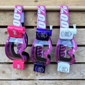 100% Strata 2 RNR WVS Roll-Off Motocross Goggles - FLETCHER PINK