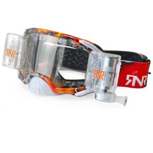 RNR Platinum Motocross Goggles - Red Tattoo