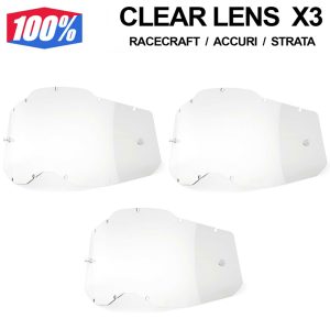 100% Generation 2 lenses x3 Clear Lenses