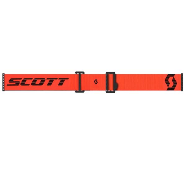 2025 Scott Prospect Motocros Goggles - Orange Black / Orange Chrome Works Mirror Lens