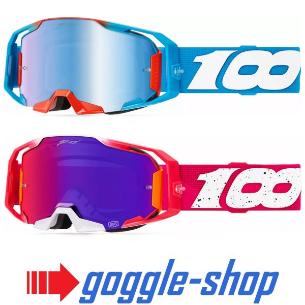 100%-Armatic Goggles Jett Lawrence Donut 2 Pack