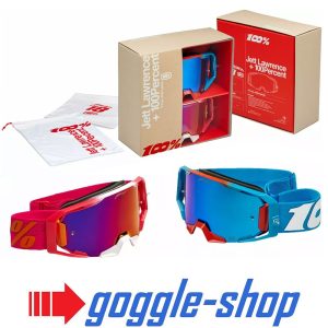 100%-Armatic Goggles Jett Lawrence Donut 2 Pack