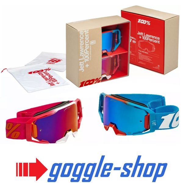 100%-Armatic Goggles Jett Lawrence Donut 2 Pack