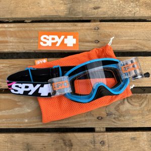 Spy Woot Roll-Off Motocross Goggles - Splice Blue