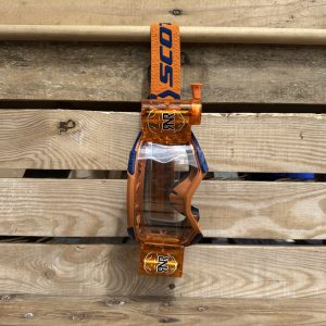 Scott Fury Roll-Off Motocross Goggles RNR 48MM WVS - CUSTOM ORANGE / BLUE