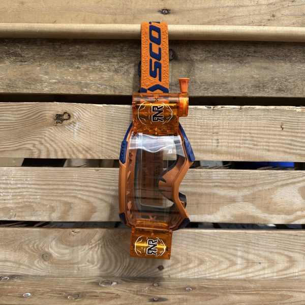 Scott Fury Roll-Off Motocross Goggles RNR 48MM WVS - CUSTOM ORANGE / BLUE