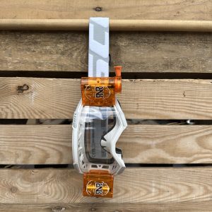 Scott Fury Custom RNR WVS Roll-Off Goggles - White / Orange