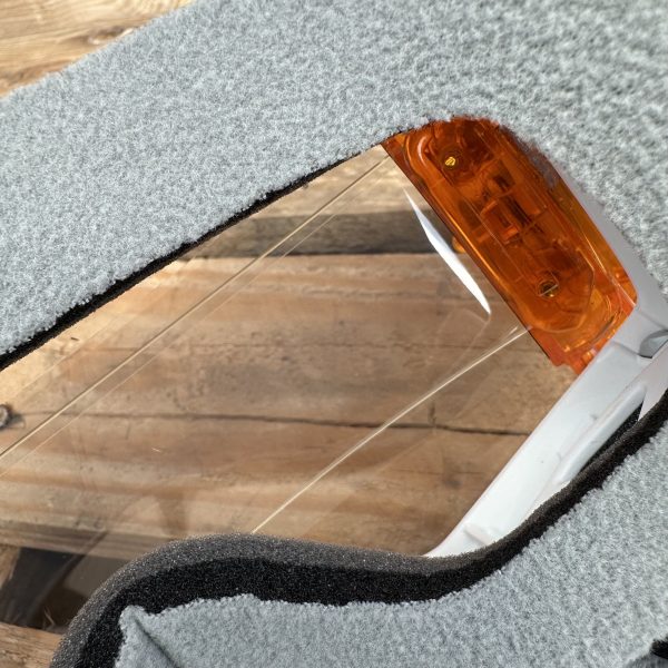 Scott Fury Custom RNR WVS Roll-Off Goggles - White / Orange