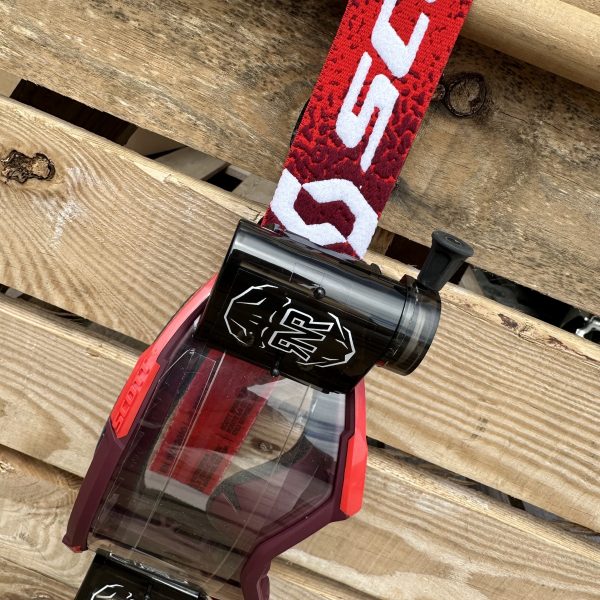Scott Fury Custom RNR WVS Roll-Off Goggles - Black / Red