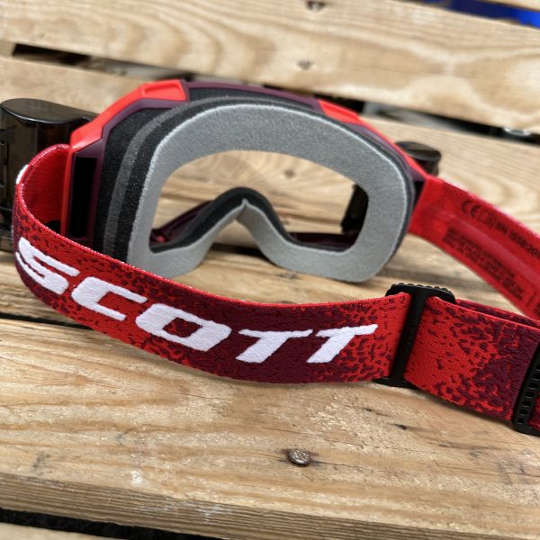 Scott Fury Custom RNR WVS Roll-Off Goggles - Black / Red