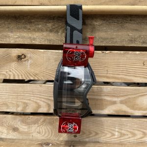 Scott Fury Custom RNR WVS Roll-Off Goggles - Black Red