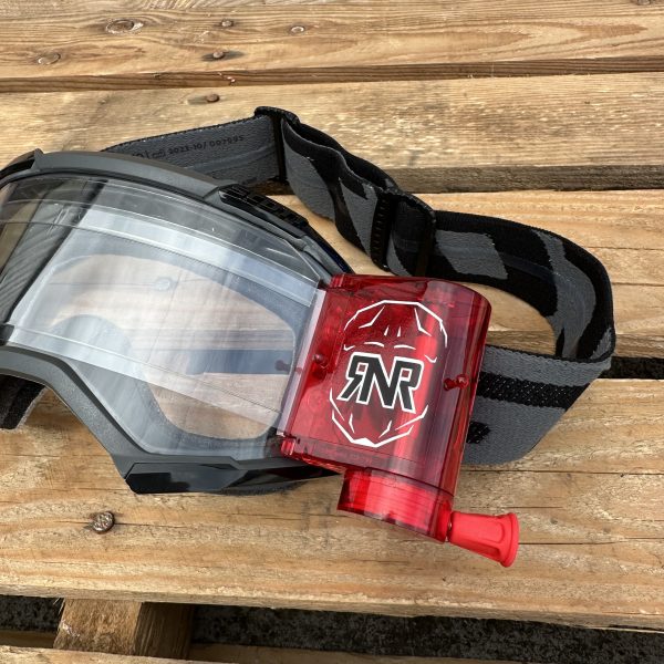 Scott Fury Custom RNR WVS Roll-Off Goggles - Black Red