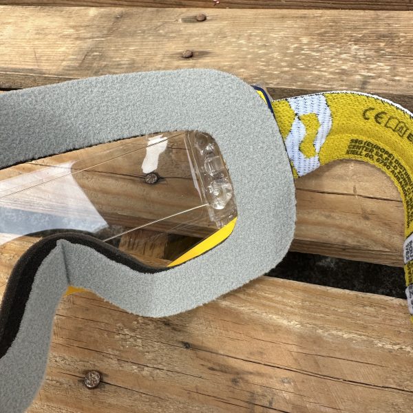 Scott Fury Custom RNR WVS Roll-Off Goggles - Yellow Blue / Clear